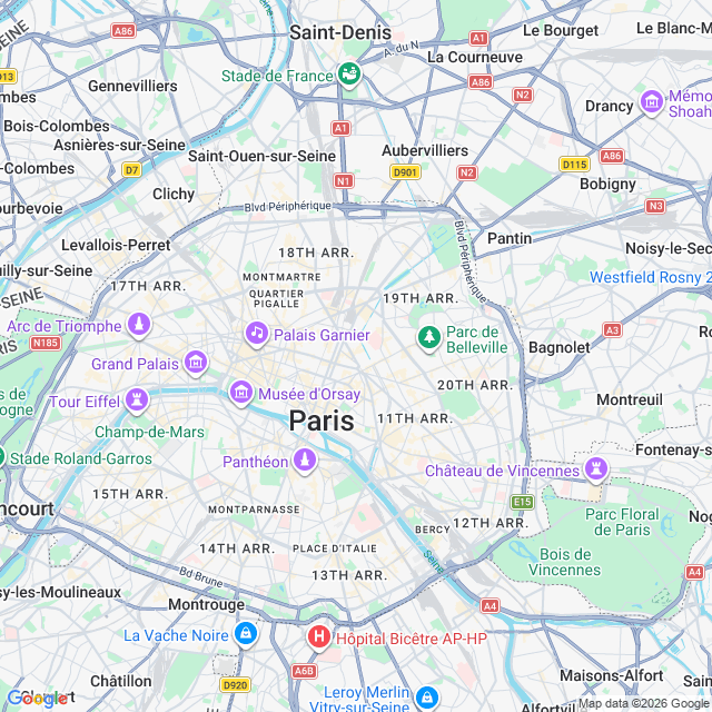 Approximate location
