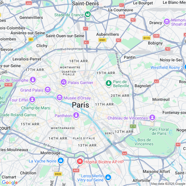 Approximate location