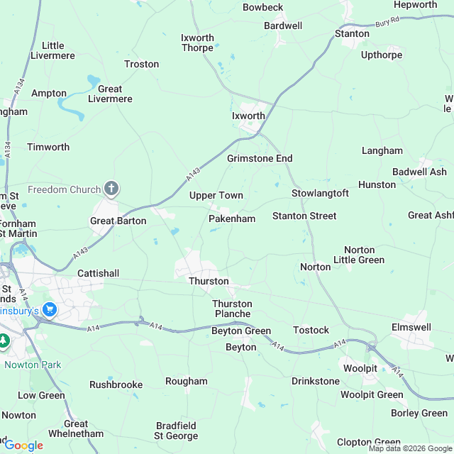 Approximate location