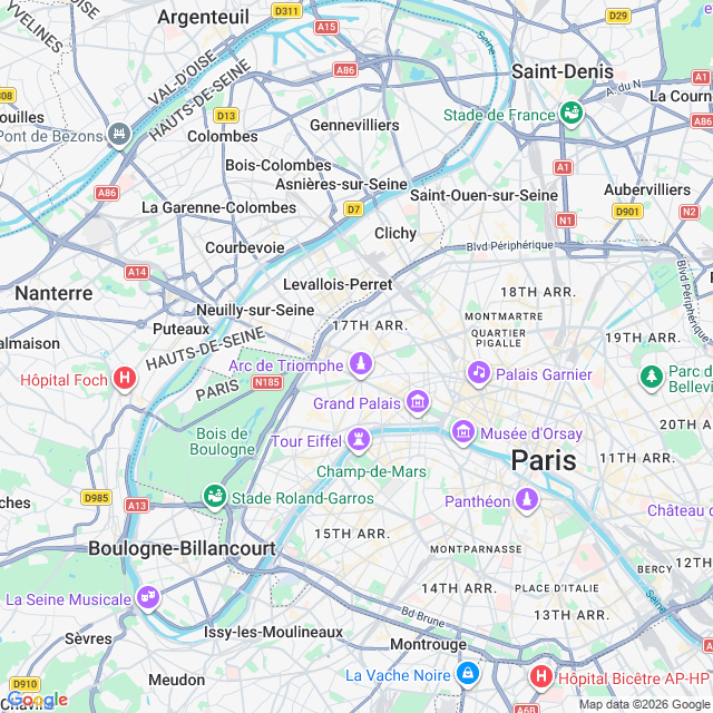 Approximate location