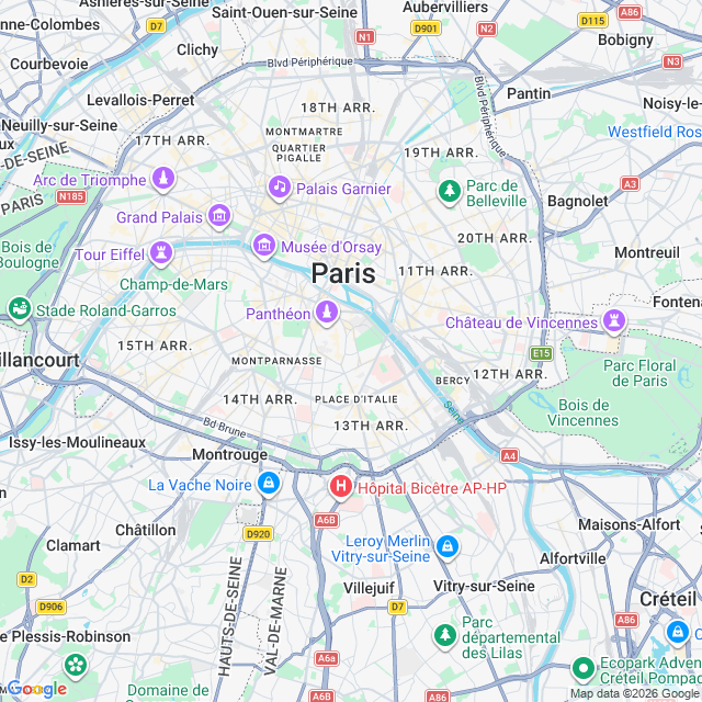 Approximate location