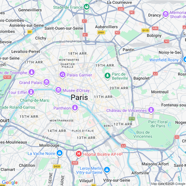 Approximate location