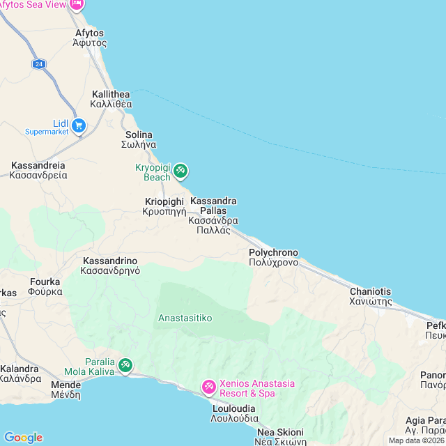Approximate location