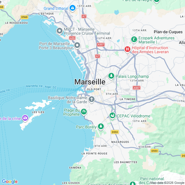Approximate location
