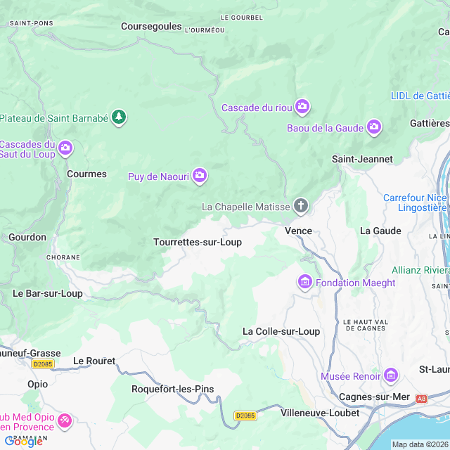 Approximate location