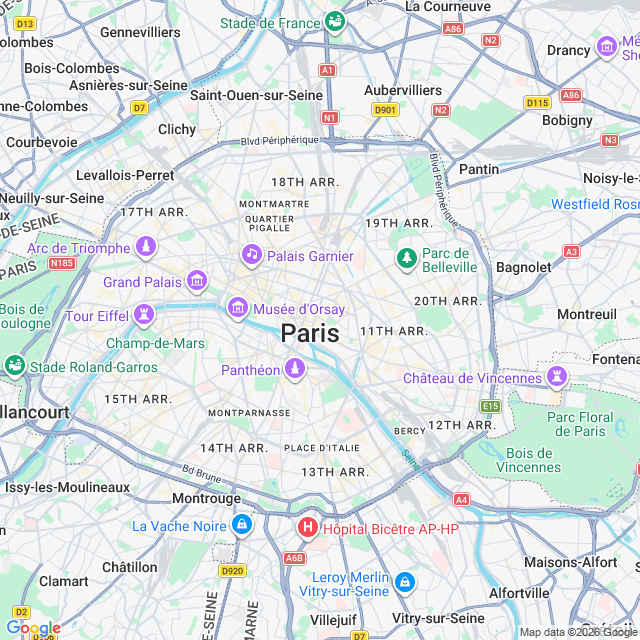 Approximate location