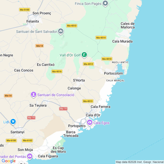 Approximate location