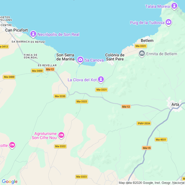 Approximate location