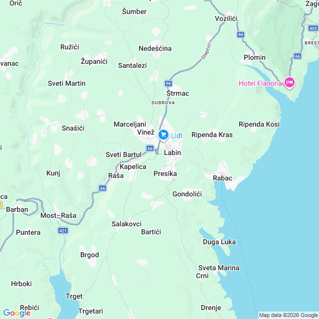 Approximate location