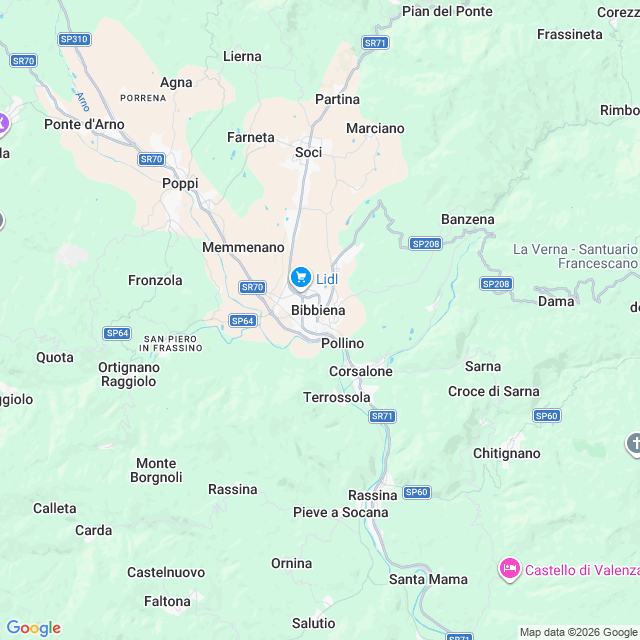 Approximate location