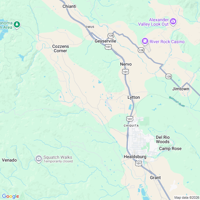 Approximate location