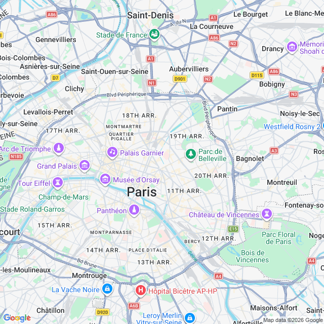 Approximate location