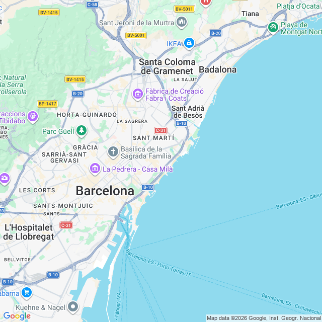 Approximate location