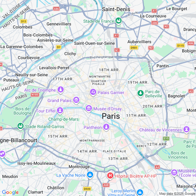 Approximate location