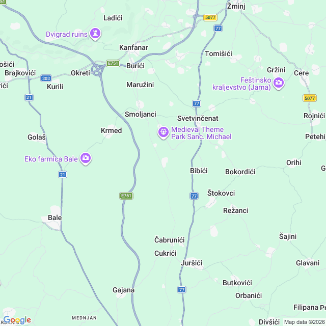 Approximate location