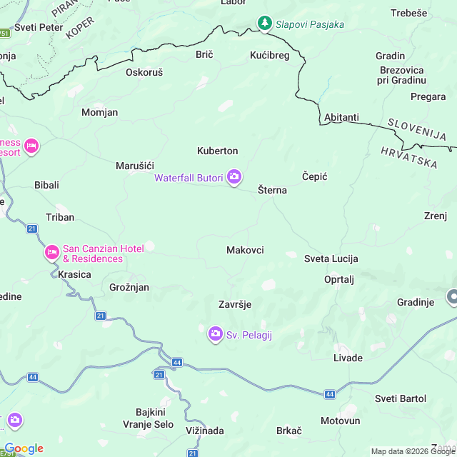 Approximate location