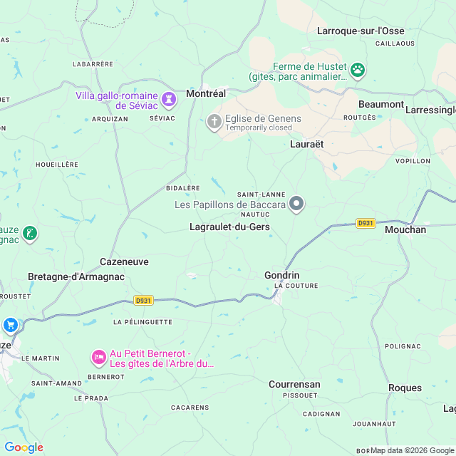 Approximate location