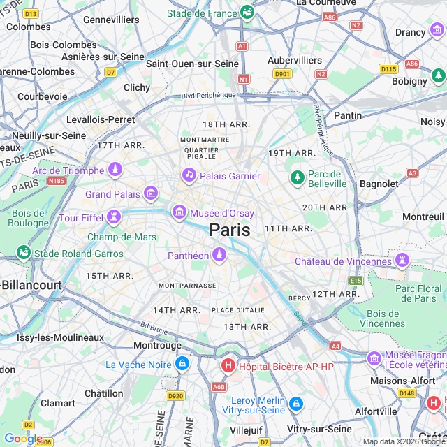 Approximate location