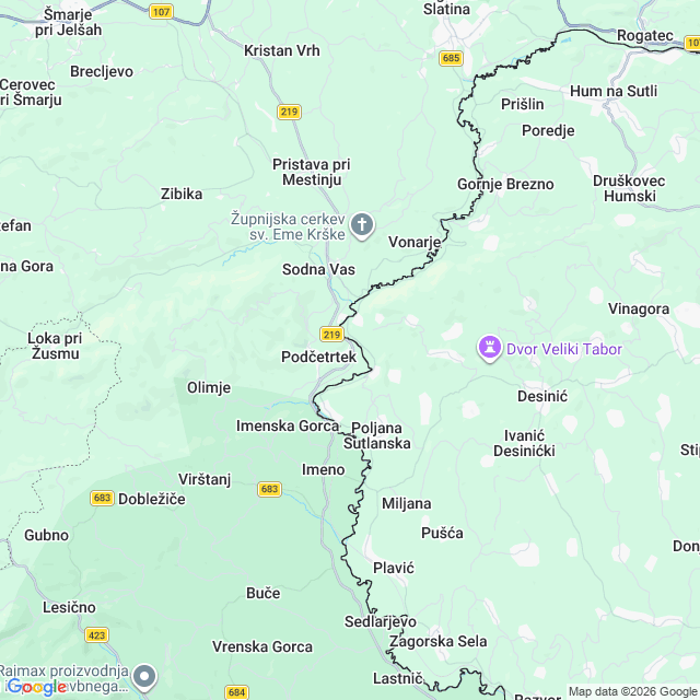 Approximate location