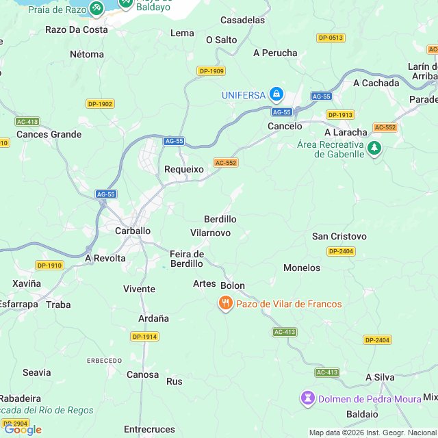 Approximate location