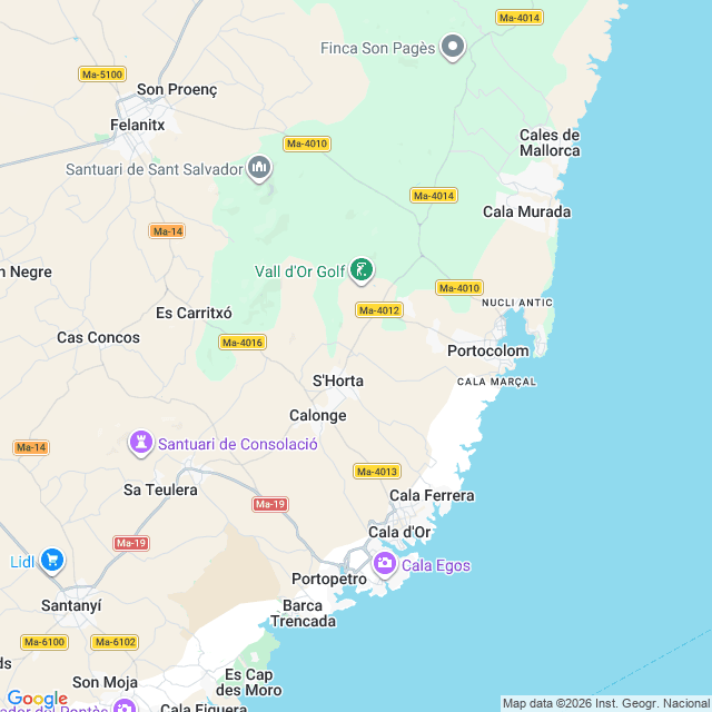 Approximate location