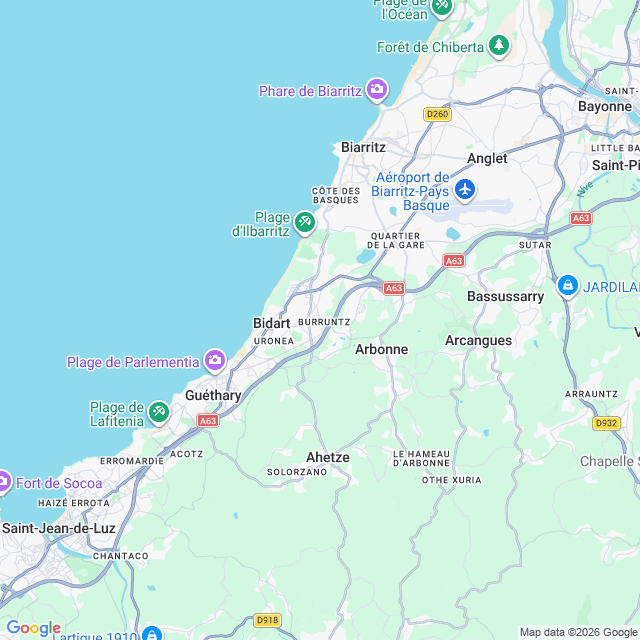 Approximate location