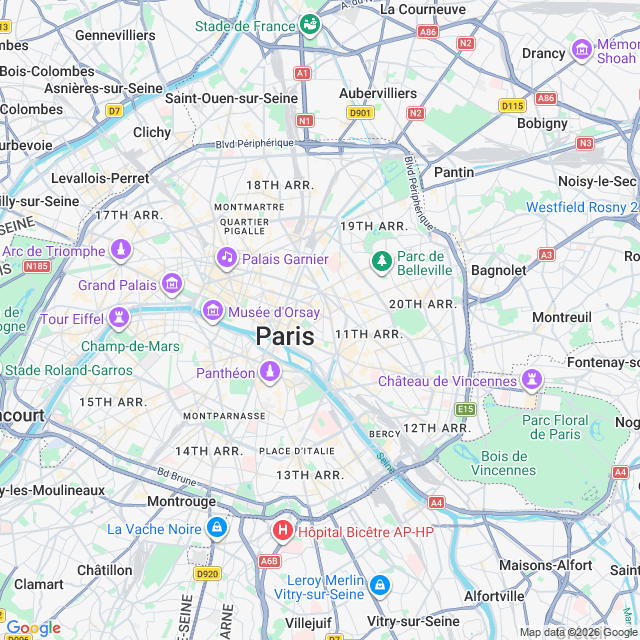 Approximate location