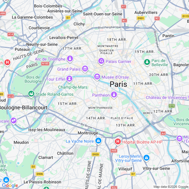 Approximate location