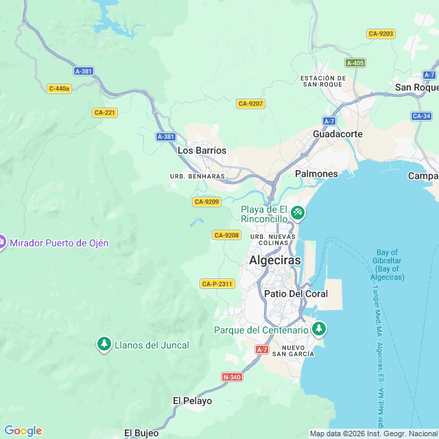 Approximate location