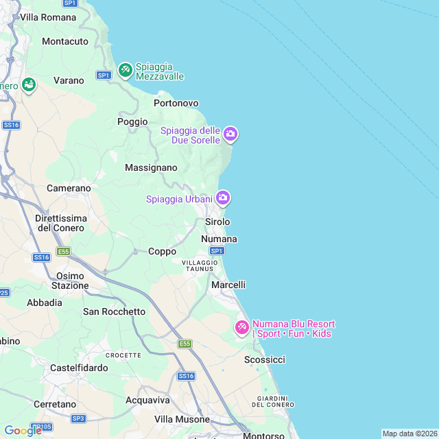 Approximate location