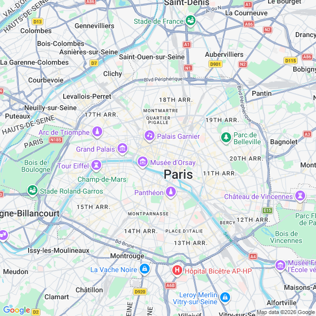 Approximate location