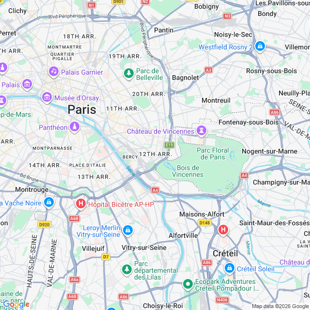 Approximate location