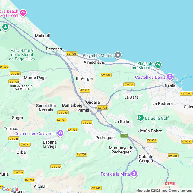 Approximate location