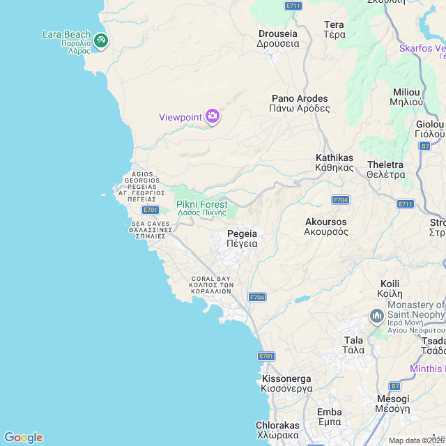 Approximate location