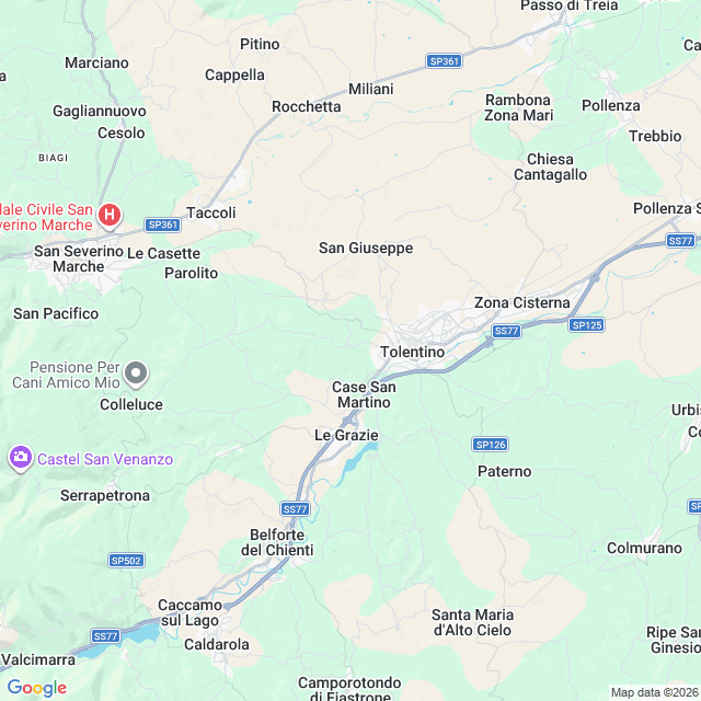 Approximate location