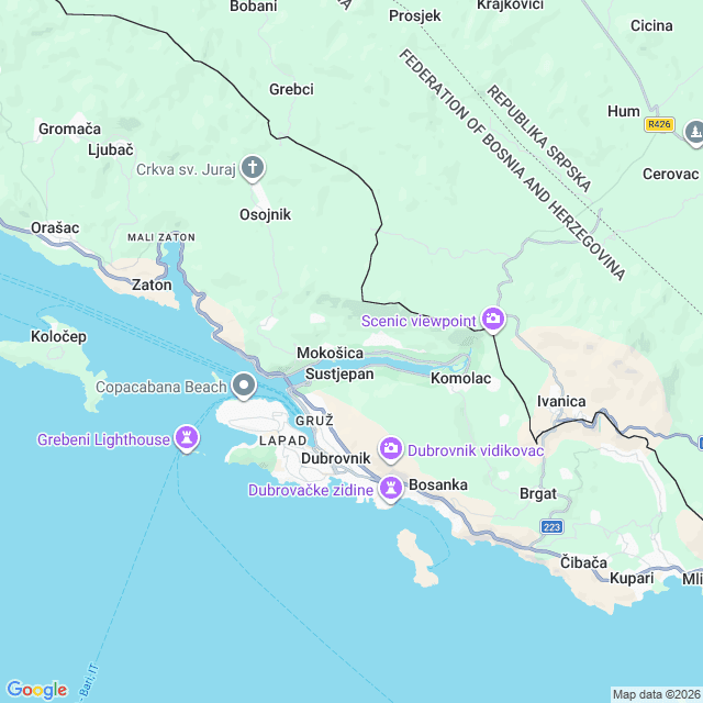 Approximate location