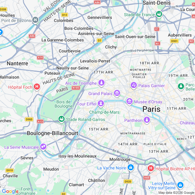 Approximate location