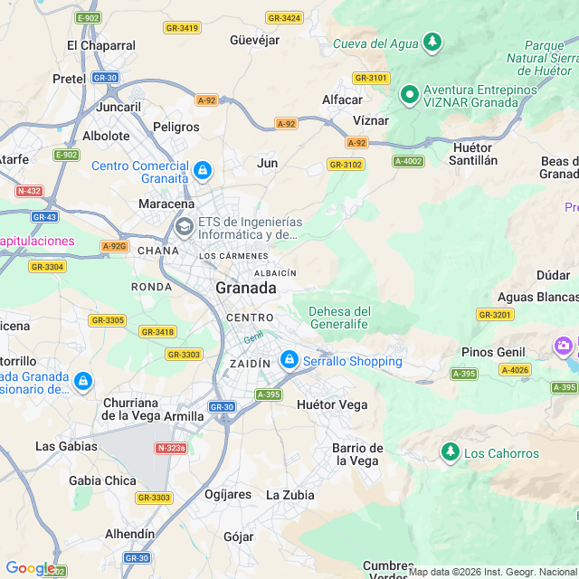 Approximate location