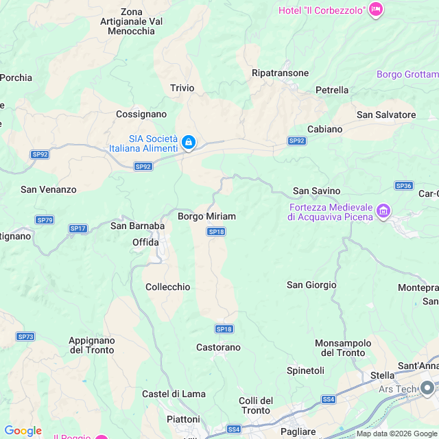 Approximate location