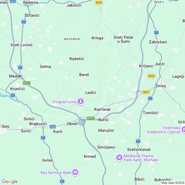 Approximate location