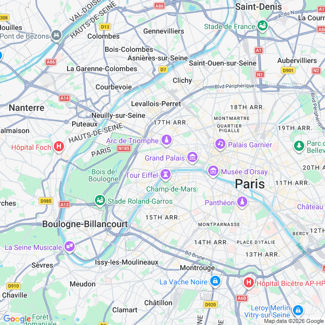 Approximate location