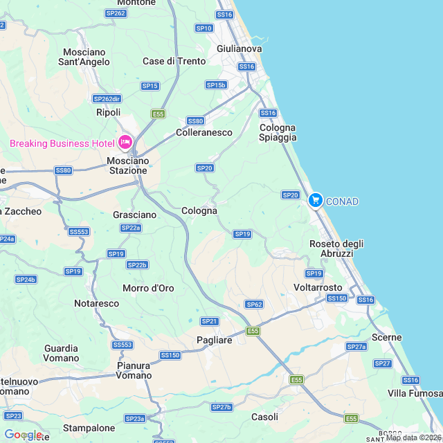 Approximate location