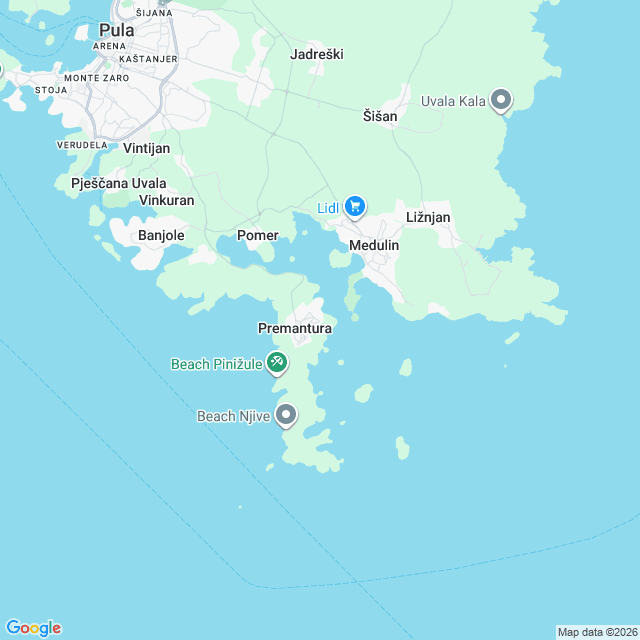 Approximate location