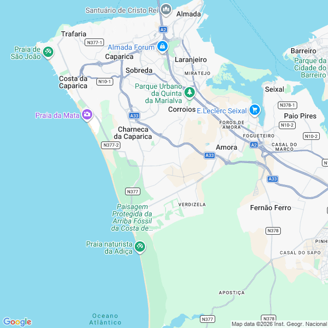 Approximate location