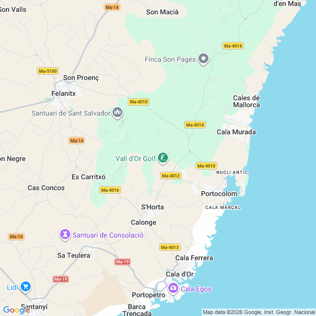 Approximate location