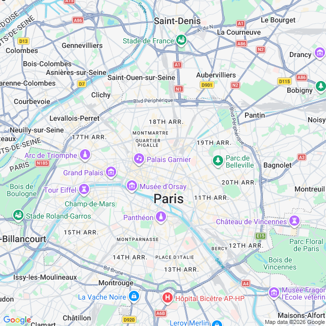 Approximate location