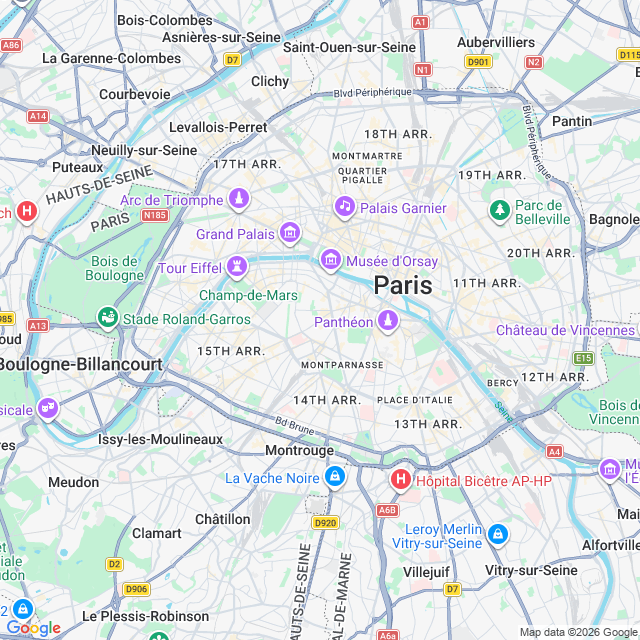 Approximate location