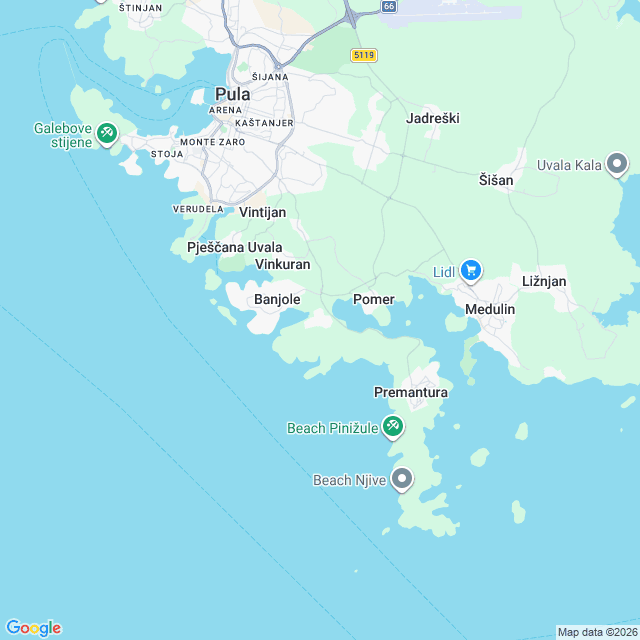 Approximate location