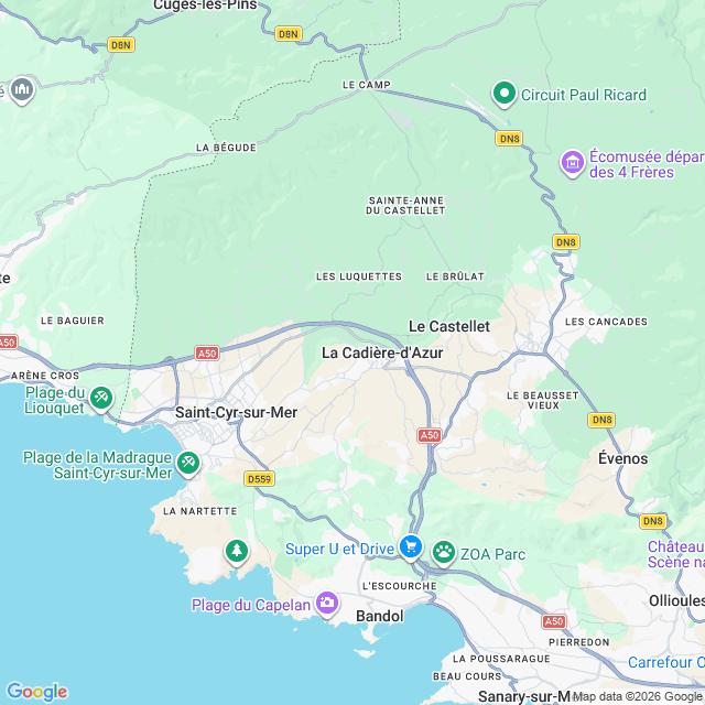 Approximate location