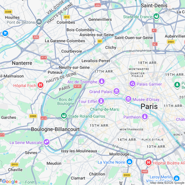 Approximate location